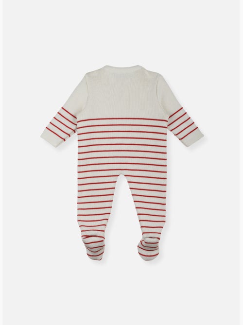 Combinaison bébé à pieds - collection «petits marins» - Kiabi Combinaison bébé à pieds - collection «petits marins» - Kiabi