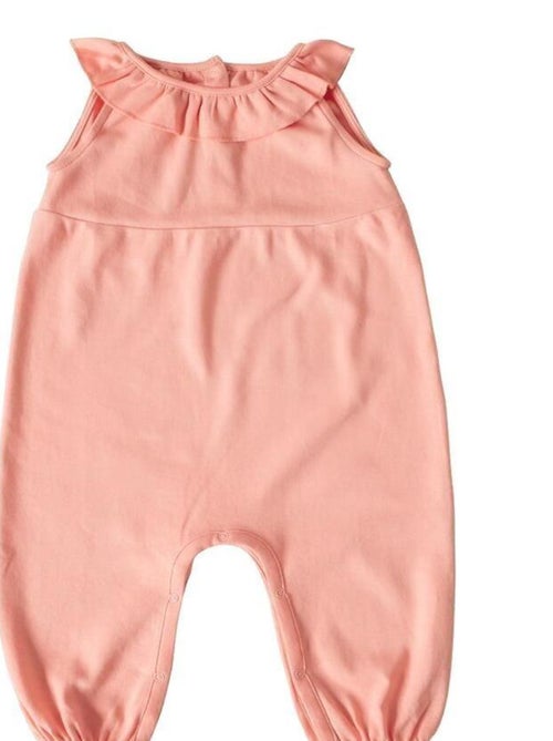 Combinaison Bébé à Volant en Coton Pima Bio - Kiabi