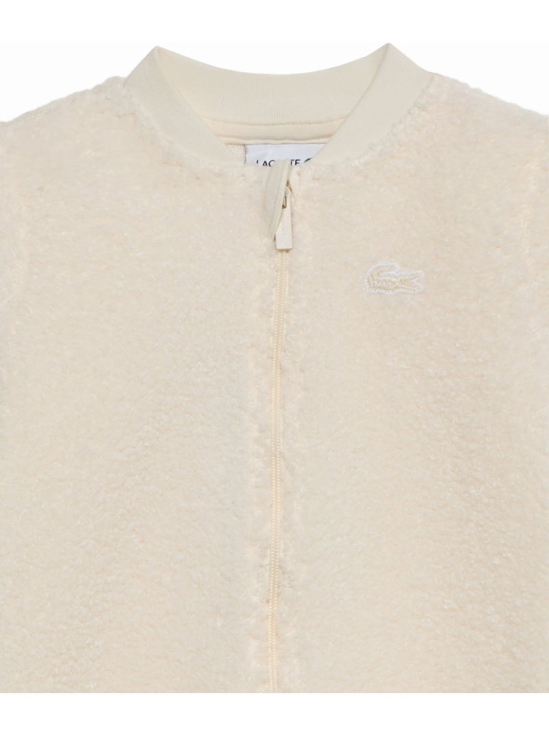 Combinaison bébé à zip - lacoste Crème - Kiabi