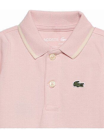 Combinaison bébé col polo - lacoste