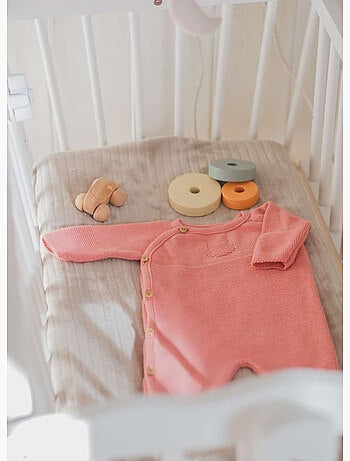 Combinaison bébé en coton - collection «petits chats»