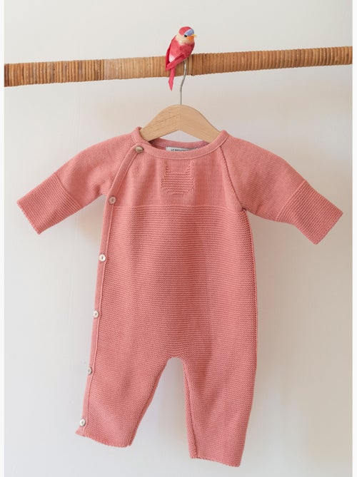 Combinaison bébé en coton - collection «petits chats» - Kiabi