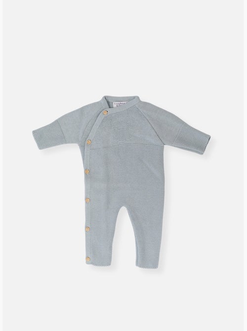 Combinaison bébé en coton - collection «petits chats» - Kiabi