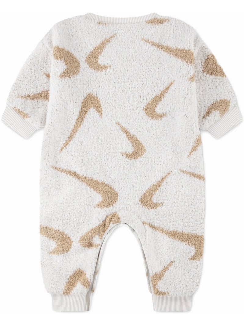 Combinaison bébé en polaire - Nike Ecru - Kiabi