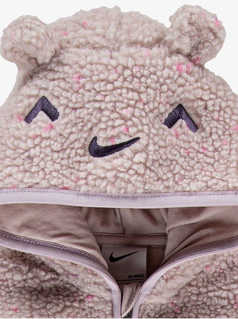 Combinaison Bébé en polaire - Nike Violet - Kiabi