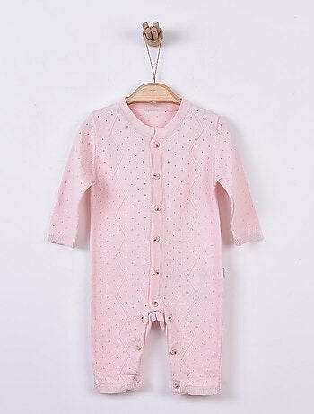 Combinaison bébé en tricot Kitikate