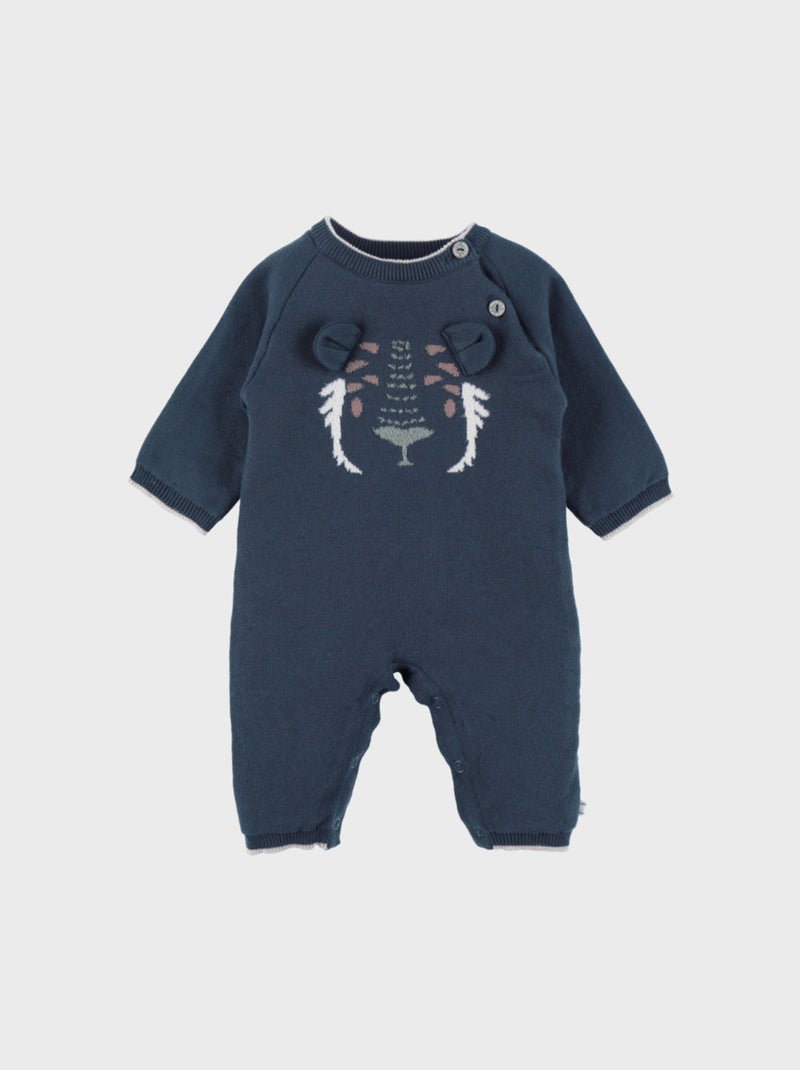 Combinaison bébé en tricot Noukie's Bleu - Kiabi