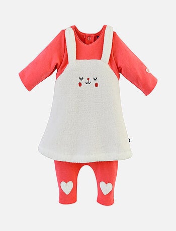 COMBINAISON BEBE FILLE THEME CAMELIA