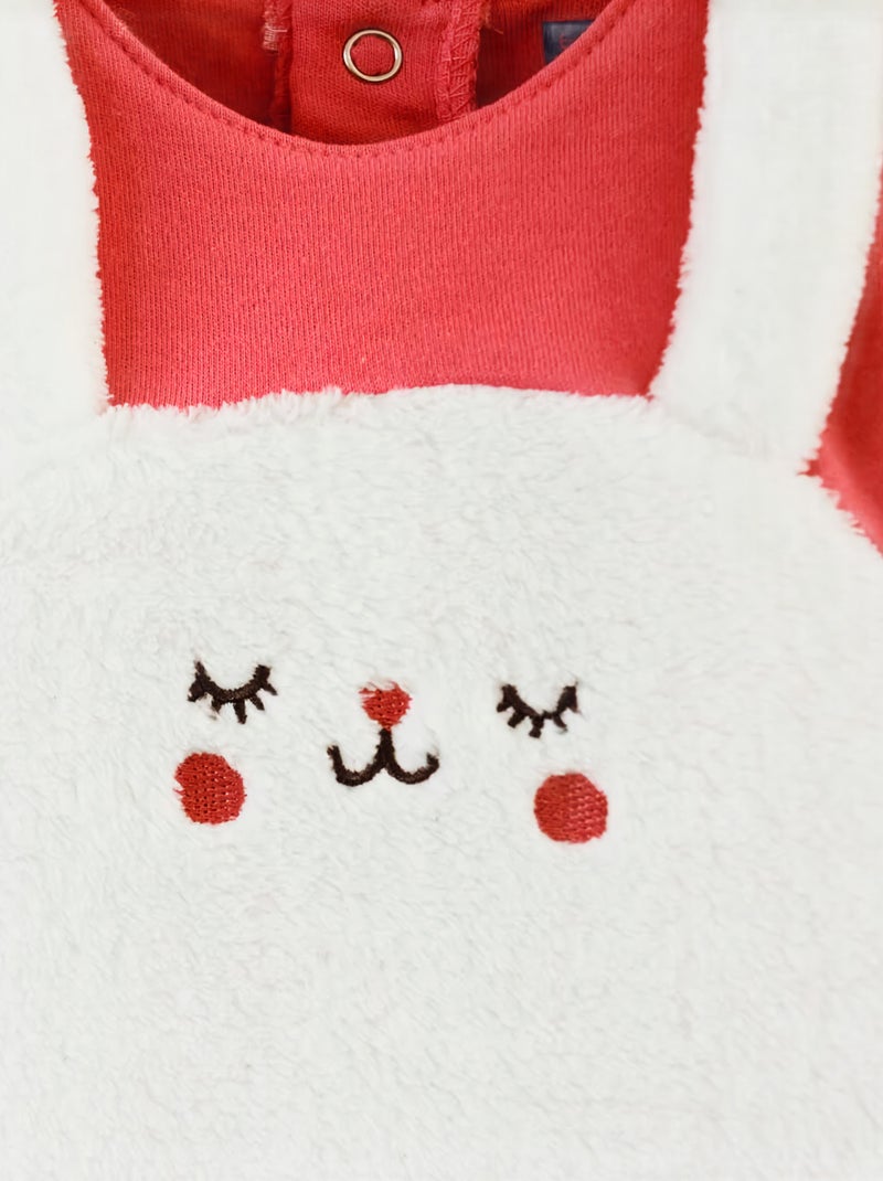 COMBINAISON BEBE FILLE THEME CAMELIA Beige - Kiabi