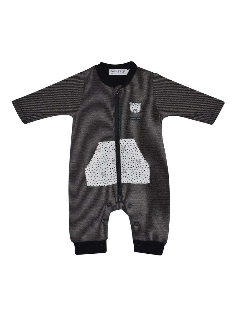 COMBINAISON BEBE FLORENT Gris - Kiabi