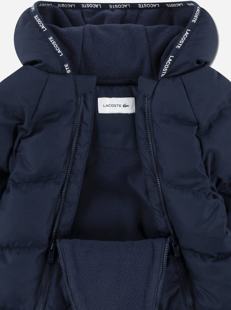 Combinaison bébé Lacoste Solid pram Bleu marine - Kiabi