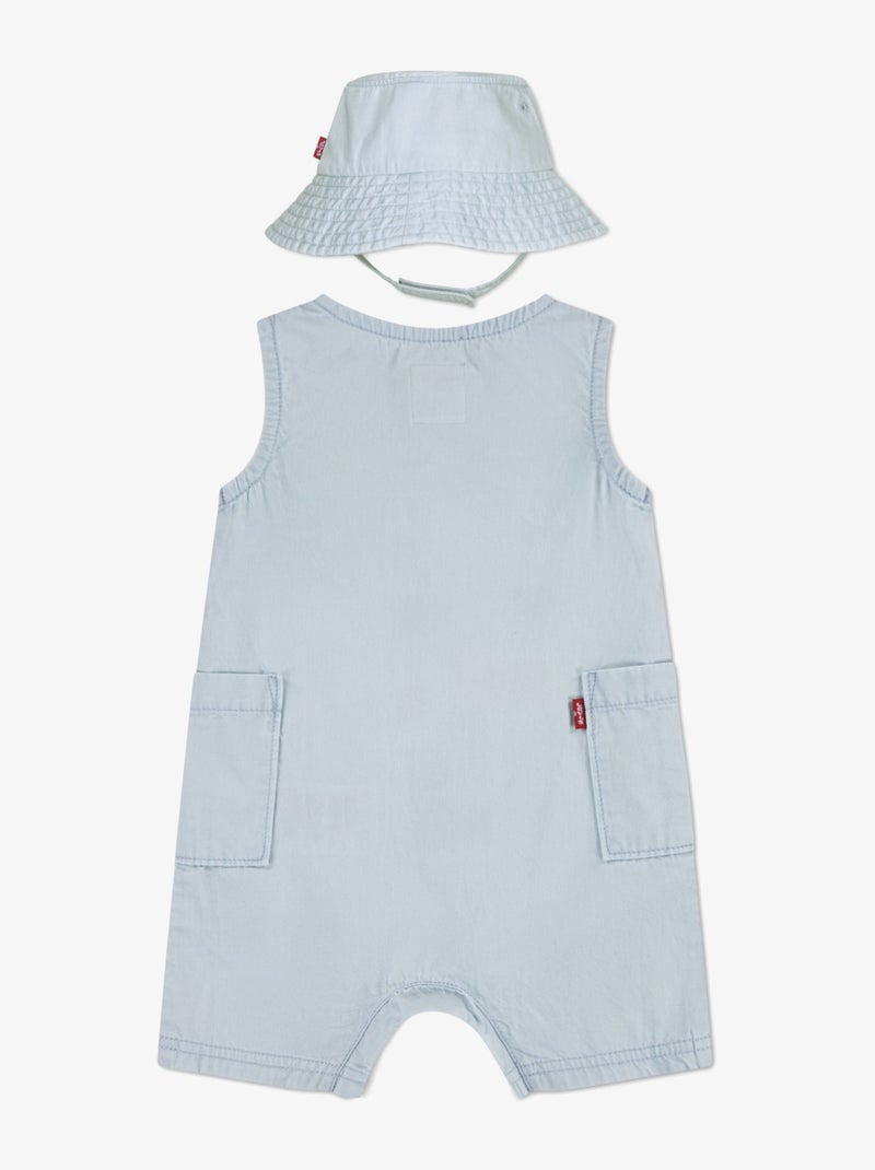 Combinaison bébé Levi's Kids en jean Bleu clair - Kiabi