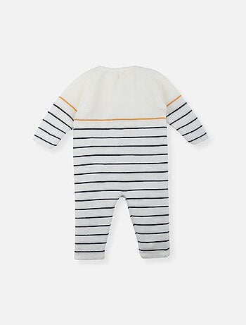Combinaison bébé marinière