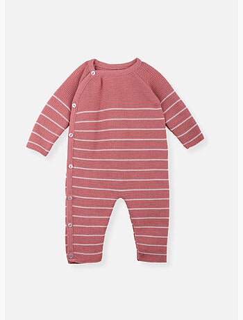 Combinaison bébé marinière