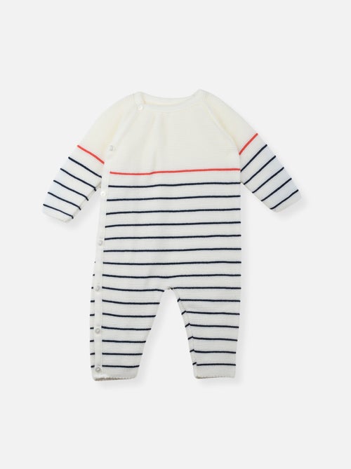 Combinaison bébé marinière - Kiabi Combinaison bébé marinière - Kiabi