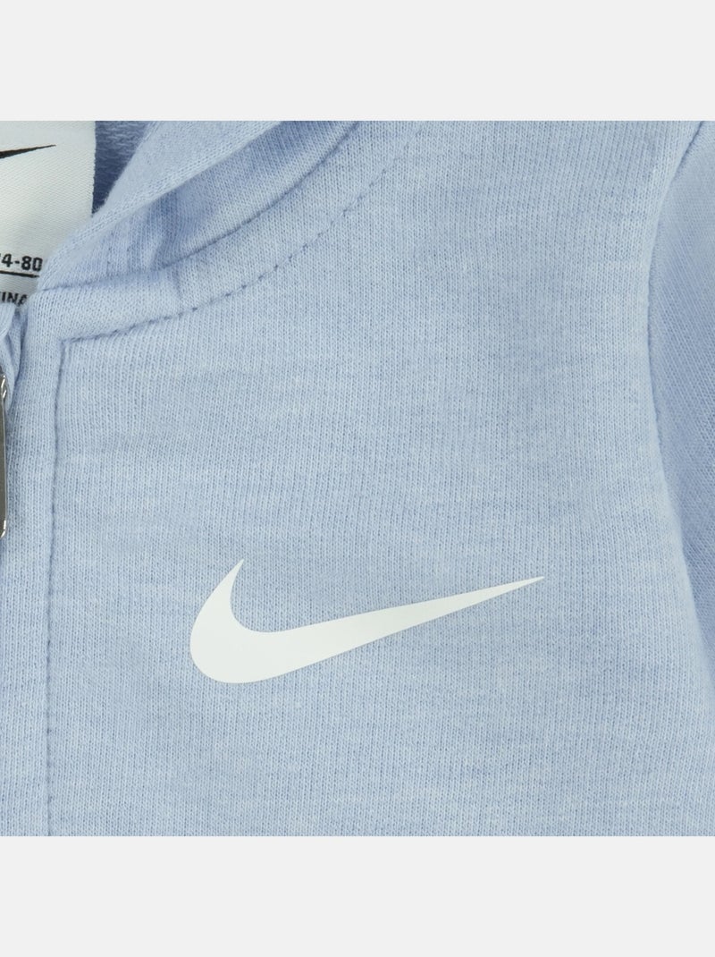 Combinaison bébé Nike zippé à capuche Bleu - Kiabi