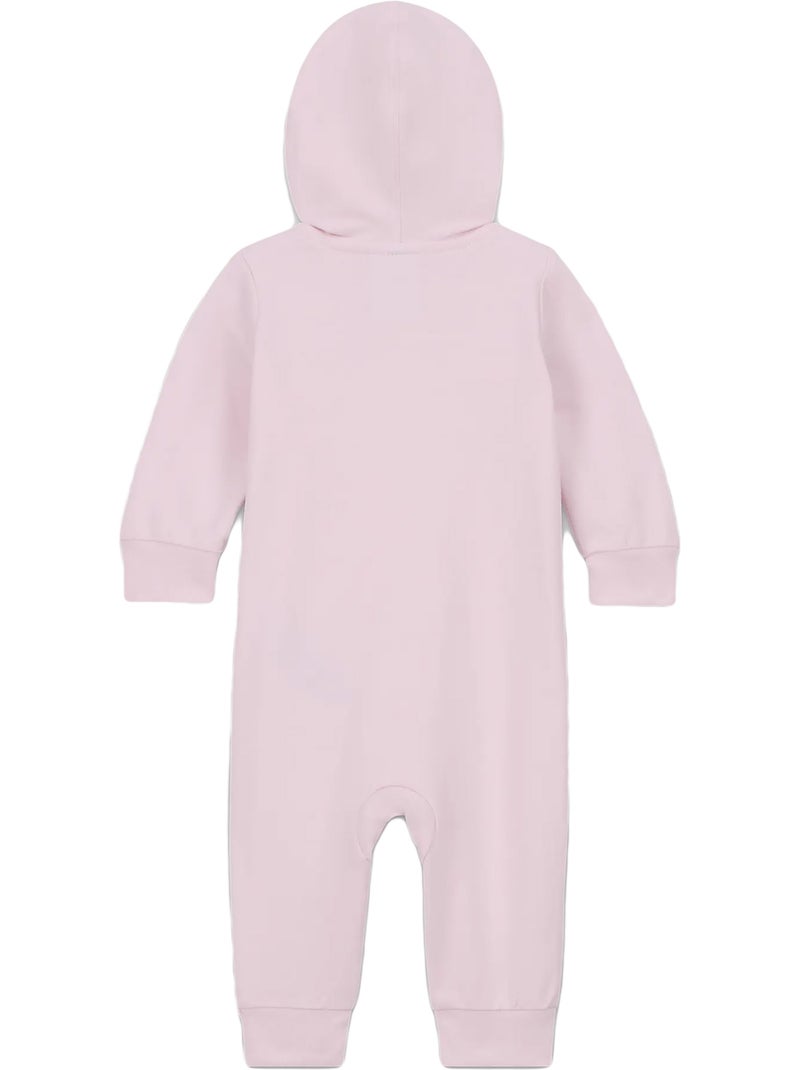 Combinaison Bébé Nike zippé à capuche Rose - Kiabi