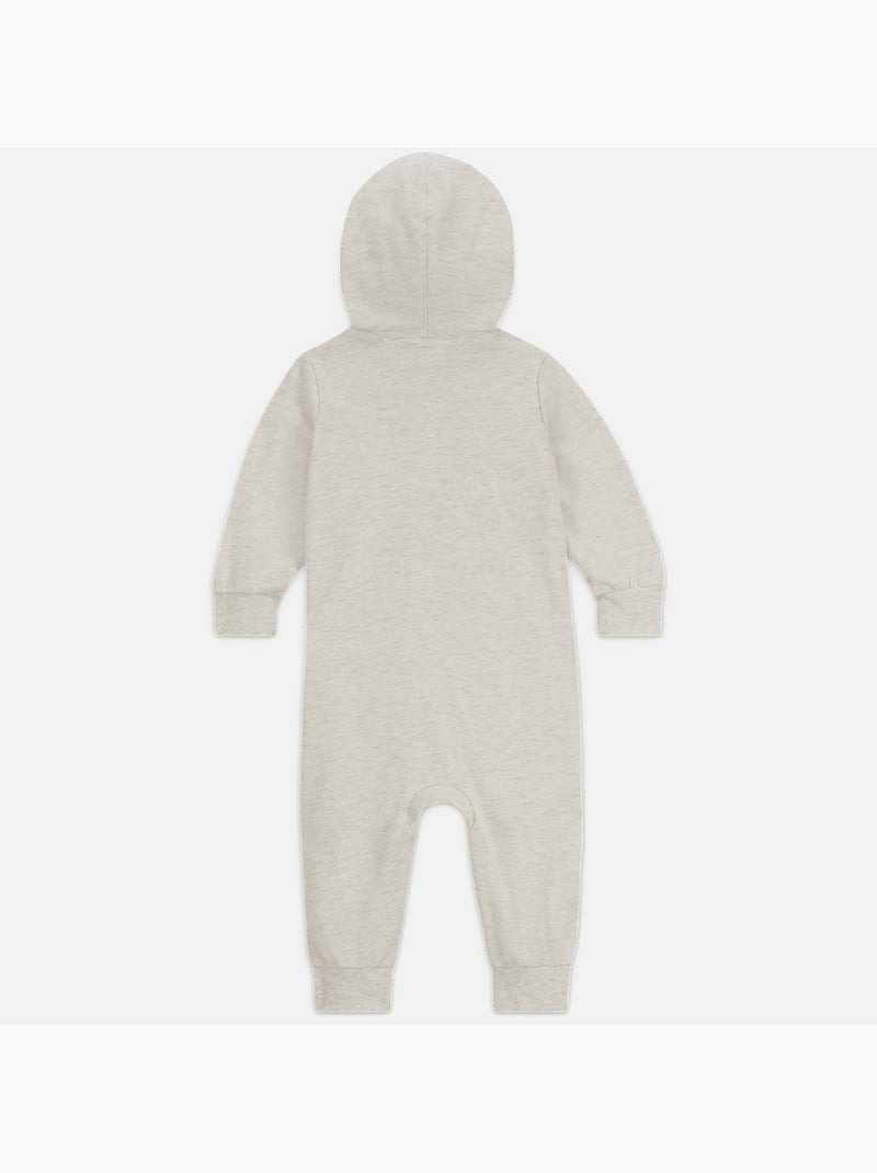 Combinaison bébé zippé à capuche - Nike Beige - Kiabi