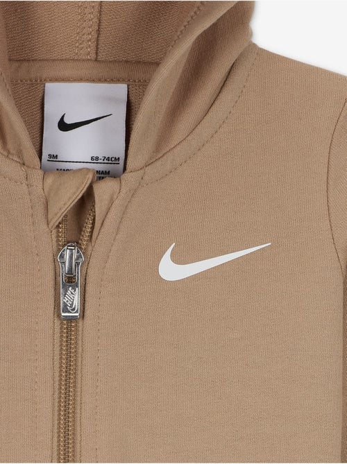 Combinaison bébé zippé à capuche - Nike - Kiabi