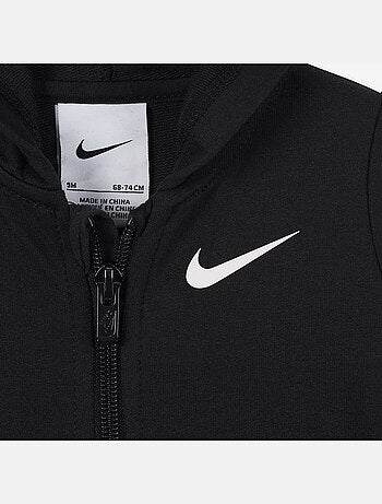 Combinaison bébé zippé à capuche - nike