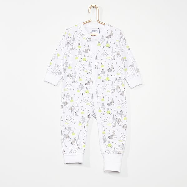 Combinaison Bebe Fille Blanc Kiabi 10 00