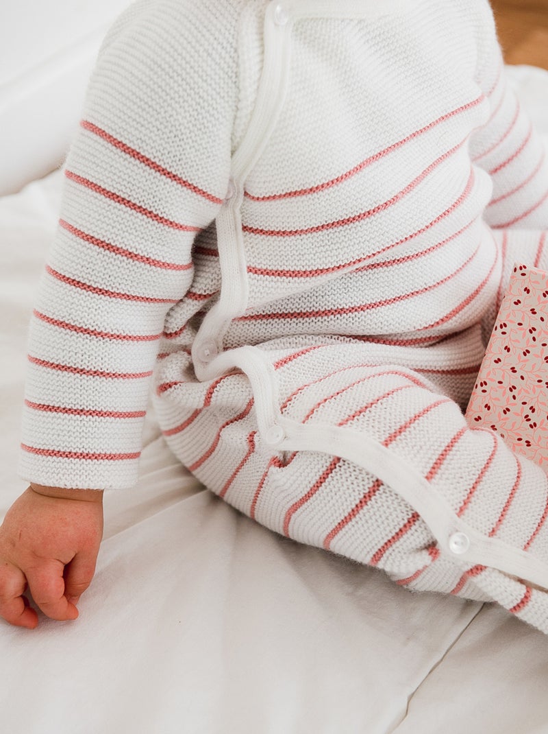 Combinaison Blanc Rose clair - Kiabi