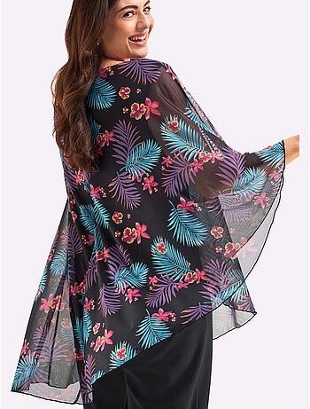 Combinaison Cape En Qualité Fluide - Taille Standard - Sheego
