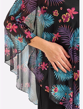 Combinaison Cape En Qualité Fluide - Taille Standard - Sheego