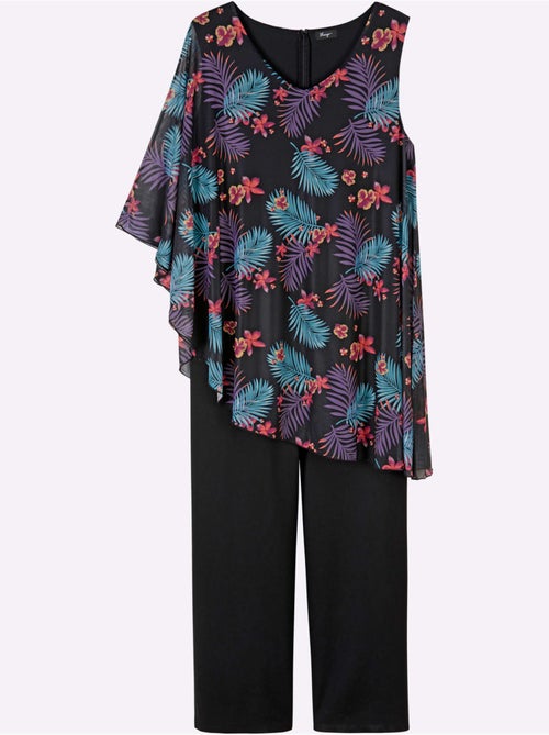 Combinaison Cape En Qualité Fluide - Taille Standard - Sheego - Kiabi