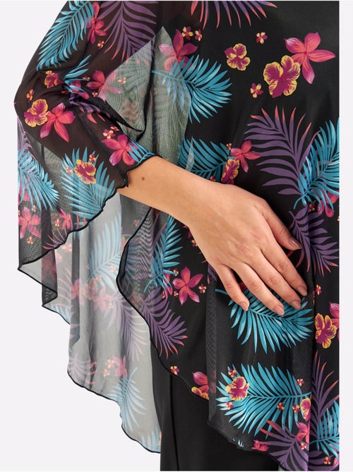 Combinaison Cape En Qualité Fluide - Taille Standard - Sheego - Kiabi