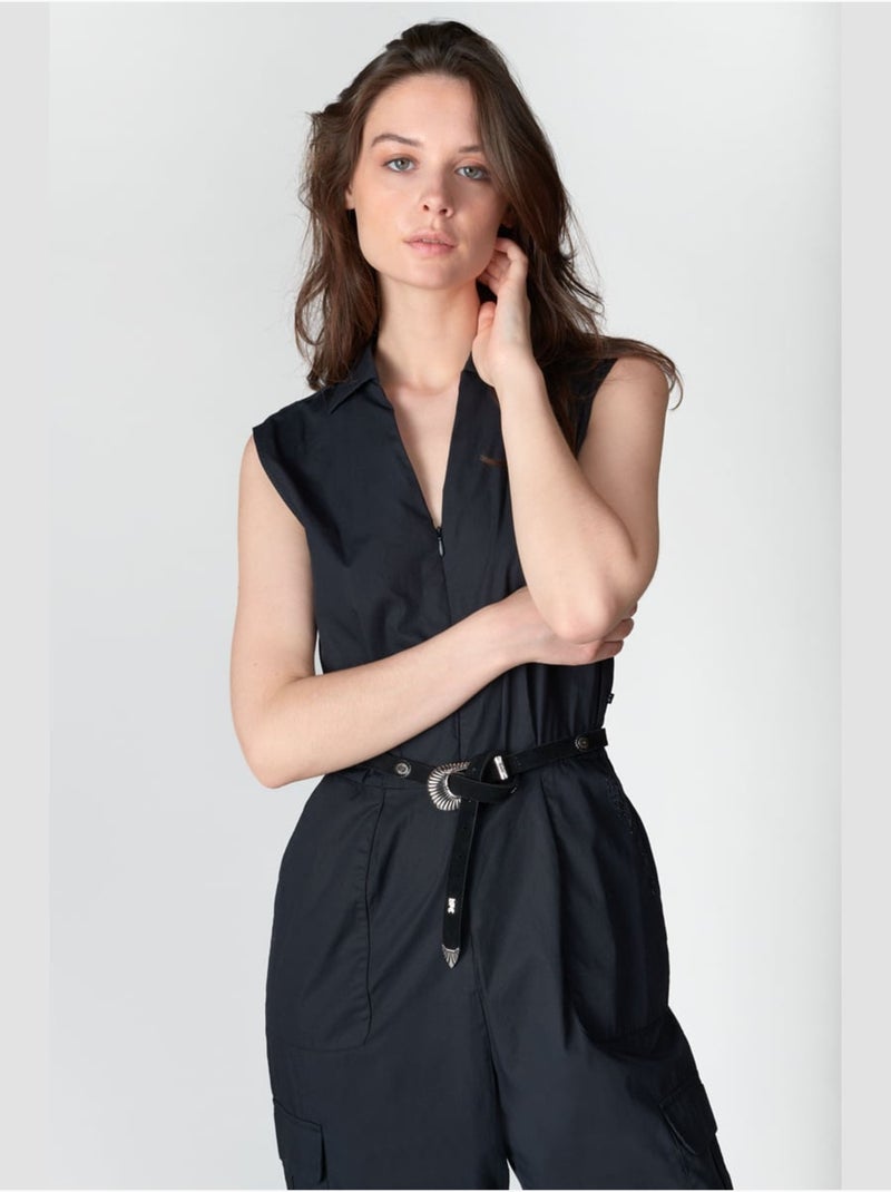 Combinaison CHLOE droite 'Le Temps Des Cerises' Noir - Kiabi