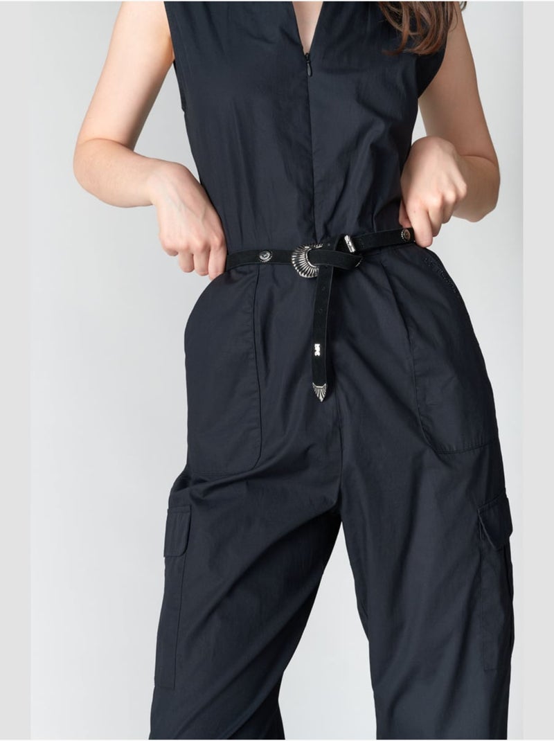 Combinaison CHLOE droite 'Le Temps Des Cerises' Noir - Kiabi