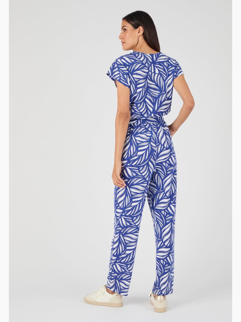 Combinaison Climatyl en maille - Damart Bleu - Kiabi
