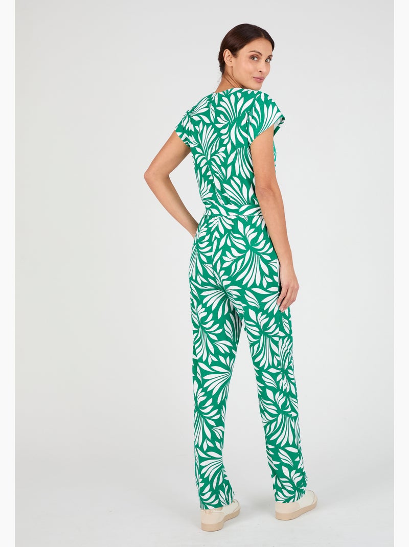 Combinaison Climatyl en maille - Damart Vert - Kiabi