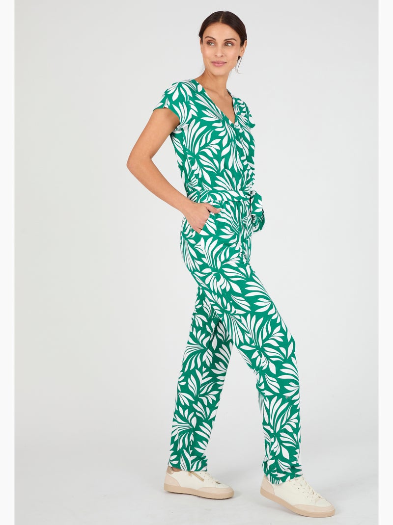 Combinaison Climatyl en maille - Damart Vert - Kiabi