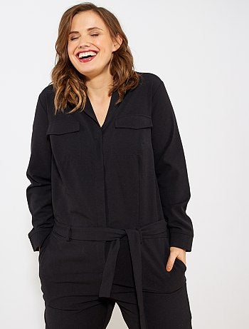 Combinaison col pyjama - Kiabi