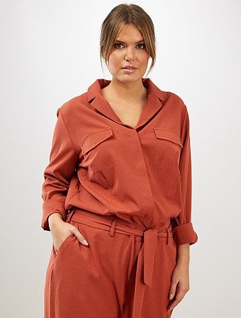 Combinaison col pyjama - Kiabi