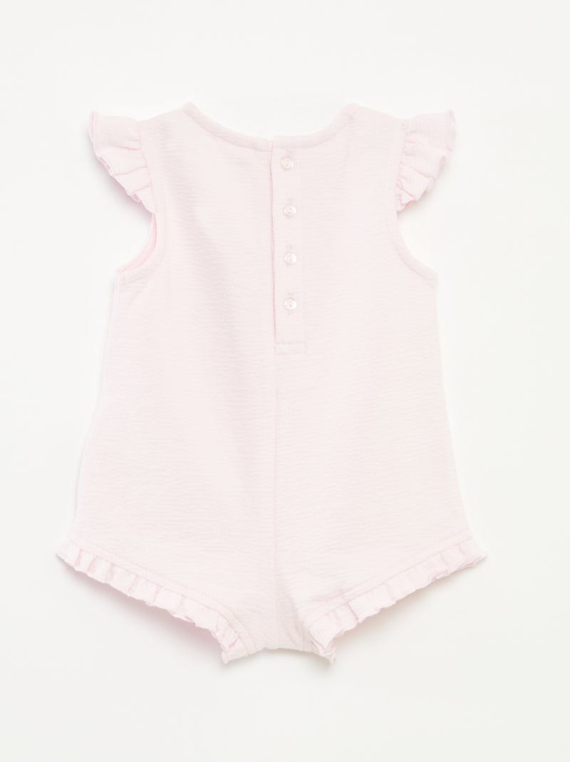 Combinaison courte à volants 'Disney' ROSE - Kiabi