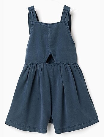 Combinaison courte en lyocell sans manches avec découpes