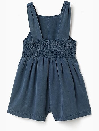 Combinaison courte en lyocell sans manches avec découpes