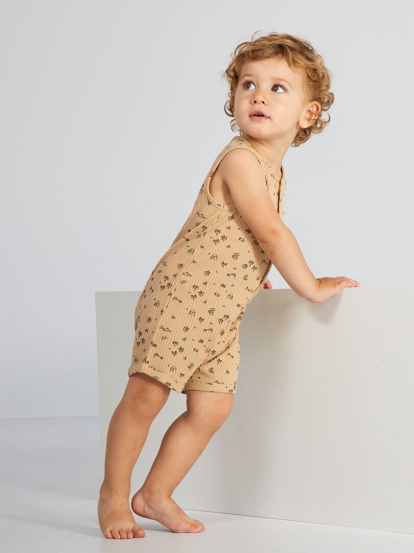 Combinaison Courte été Beige Jubylee Avec Dentelle - Taille M/L, Neuve Avec étiquettes, Légère