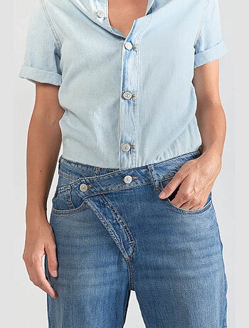 Combinaison COZETTE loose, large en jeans 'Le Temps Des Cerises'