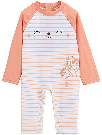 Combinaison de bain bébé manches longues protection UV Calvi