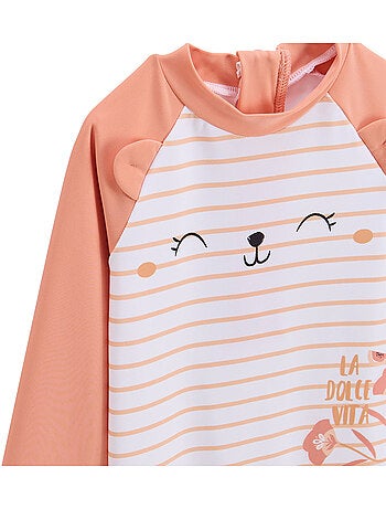 Combinaison de bain bébé manches longues protection UV Calvi