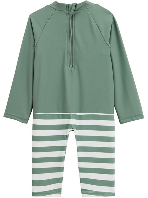 Combinaison de bain bébé manches longues protection UV Hello Dino - Kiabi