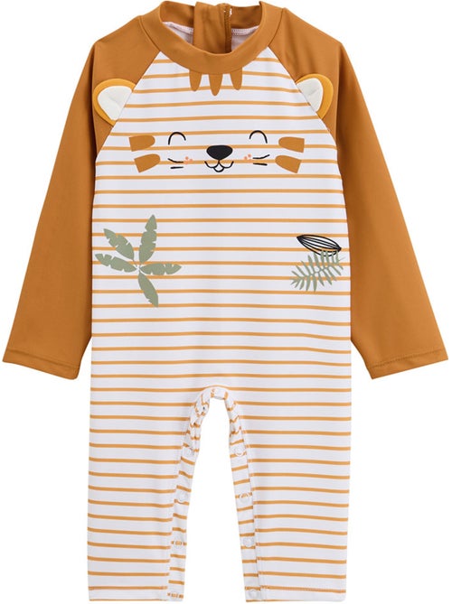 Combinaison de bain bébé manches longues protection UV Mio - Kiabi