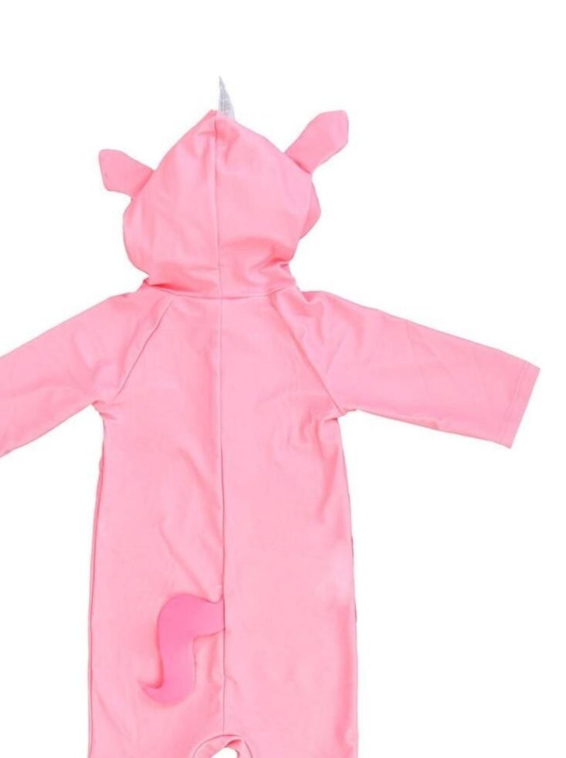 Combinaison de bain enfant licorne 4 ans Rose - Kiabi
