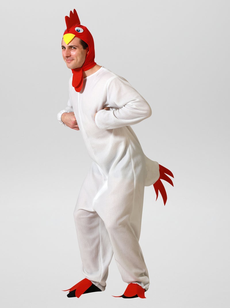 Combinaison de déguisement  'Coq' Blanc - Kiabi
