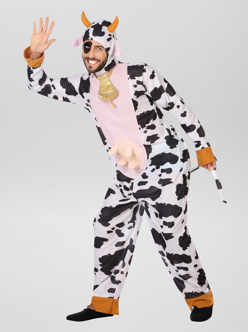 Combinaison de déguisement 'Vache' Noir - Kiabi