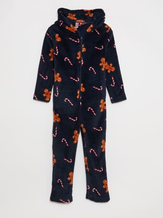 Combinaison de Noël en polaire